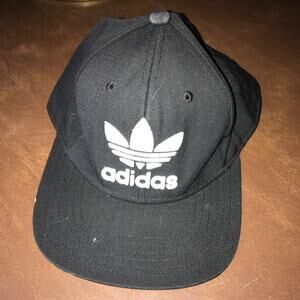 adidas Adjustable Black Logo Hat